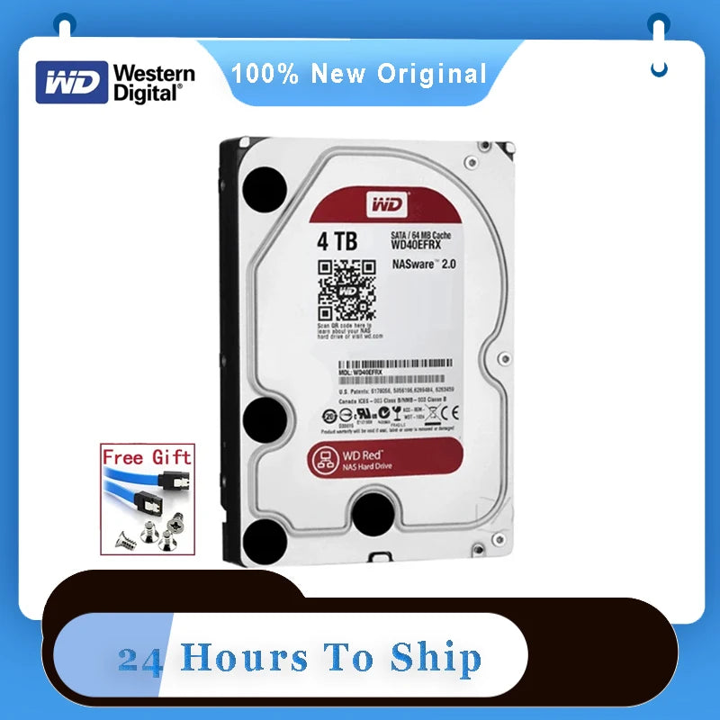 WD Red 4TB NAS 3.5 SATA 5400RPM Desktop Hard Drive