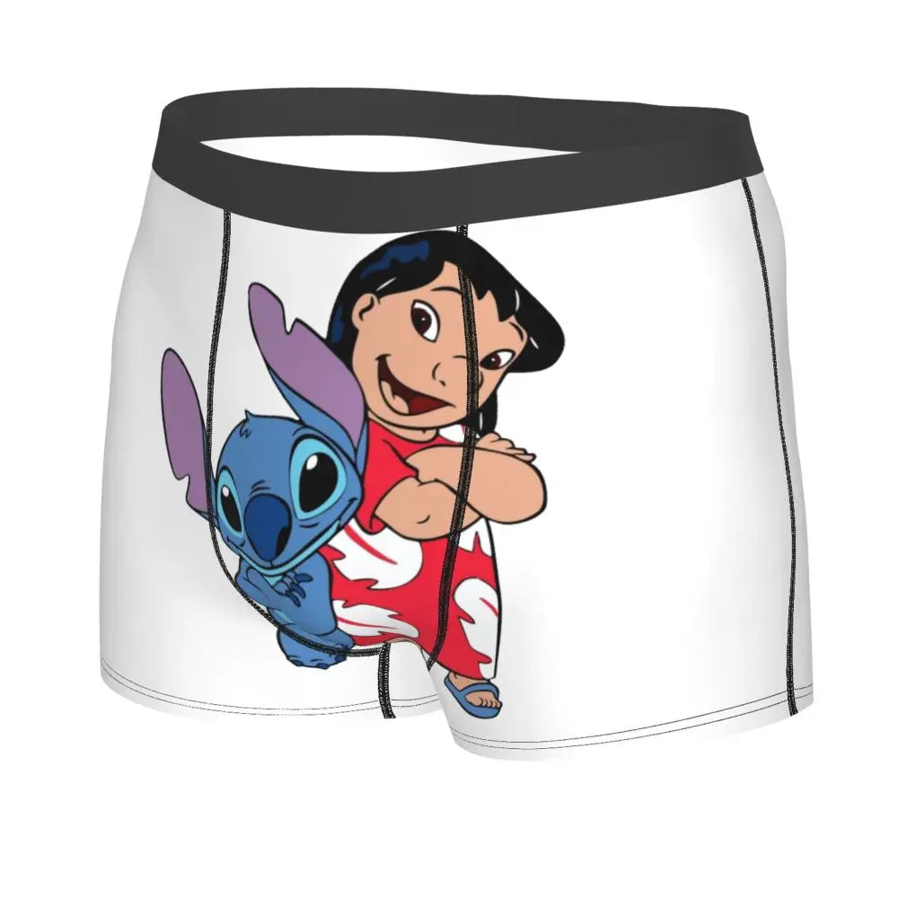 Quần Sịp Nam Lilo Stitch Thoải Mái Phong Cách Anime