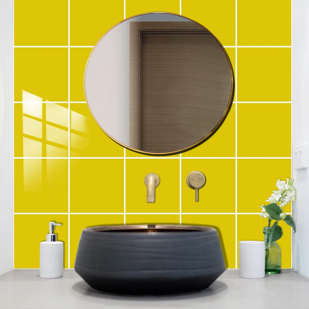 10 pieces of waterproof turquoise wall tiles