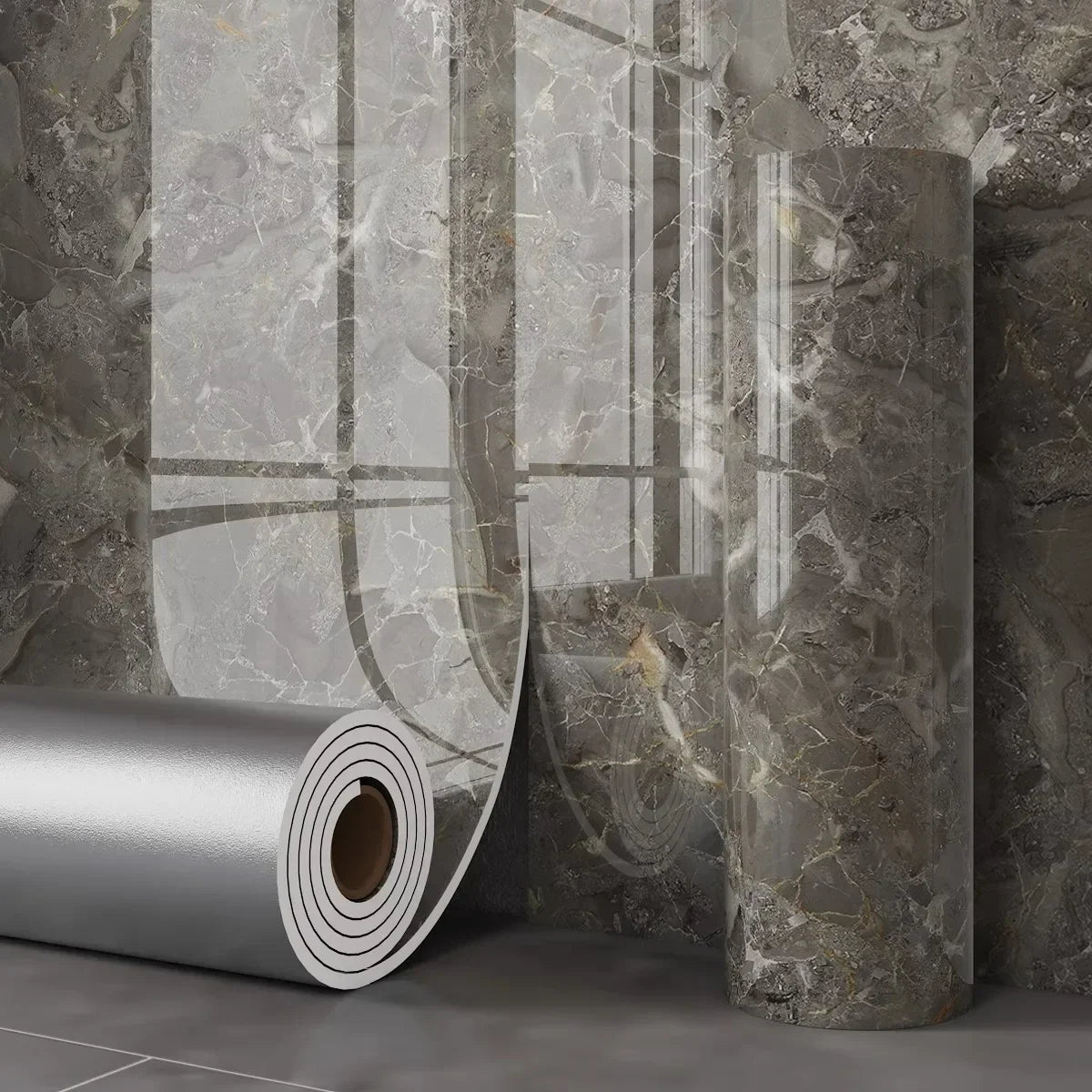 Imitation Marble Peel and Stick Wallpaper for Bedroom Walls Faux Tile Foam Wall Stickers Thick Home Decor Wall Paper 10~3 Meters