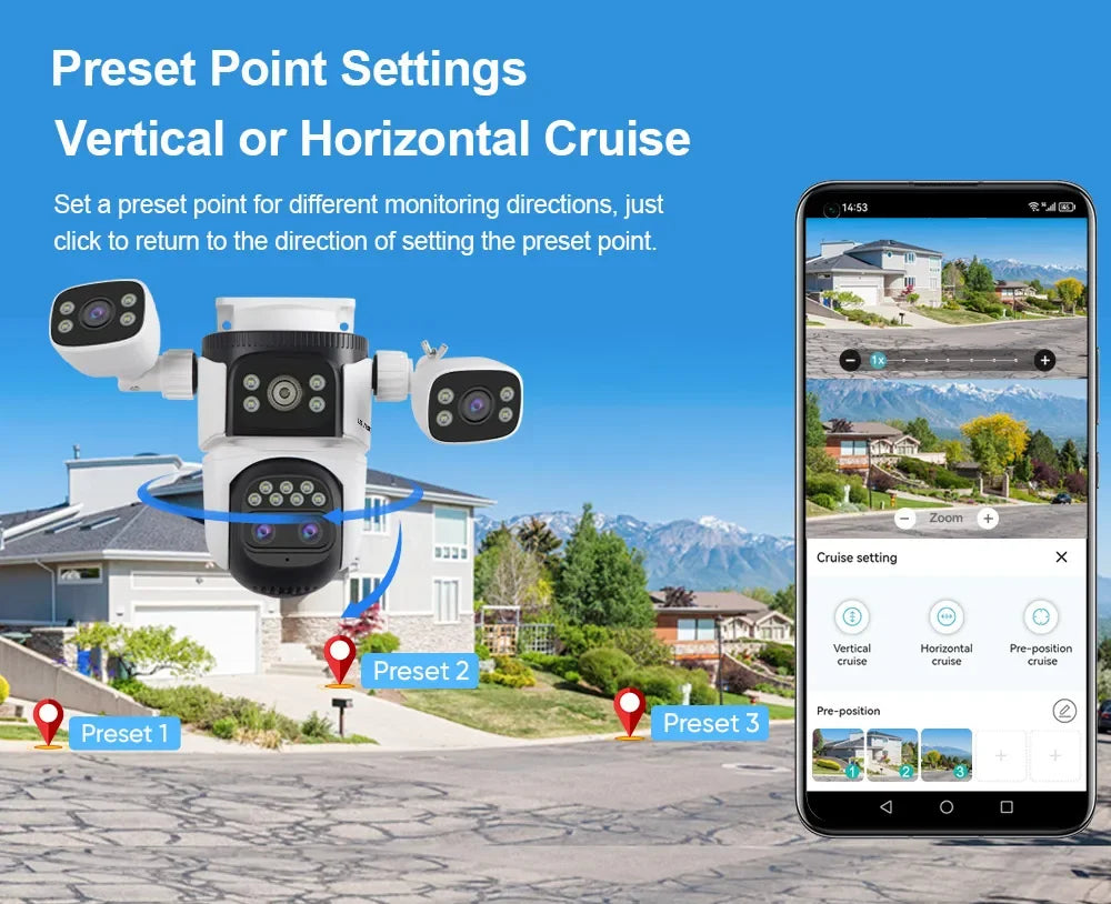 20MP LS Vision WiFi Security Camera - 10X Zoom