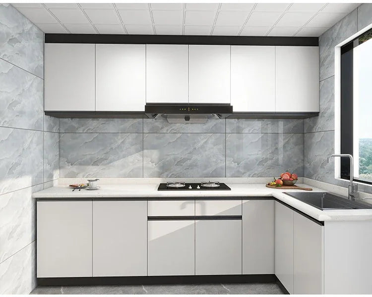 10/30PCS 30cmx60cm Bathroom Tile Waterproof Sticker Thick Self-adhesive Floor Sticker Marble PVC Indoor Wall Sticker