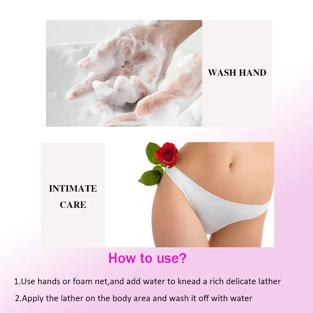 Wash Soap For Facial Body Hand Make Soap Bar Deep Cleaning Moisturizing Soap Women Wash Soap Wash Deodorants Vaginal Care Soap