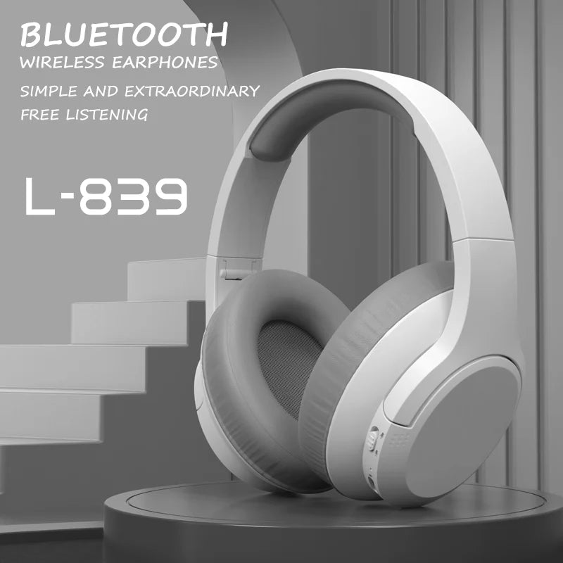 LDON L839 Folding Headphones Bluetooth 5.3 Gaming Mic