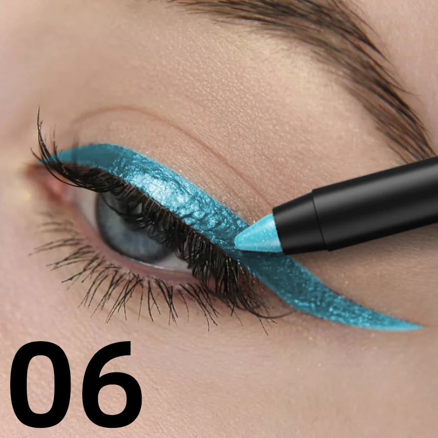 10 Color Gothic Style Waterproof Eyeliner
