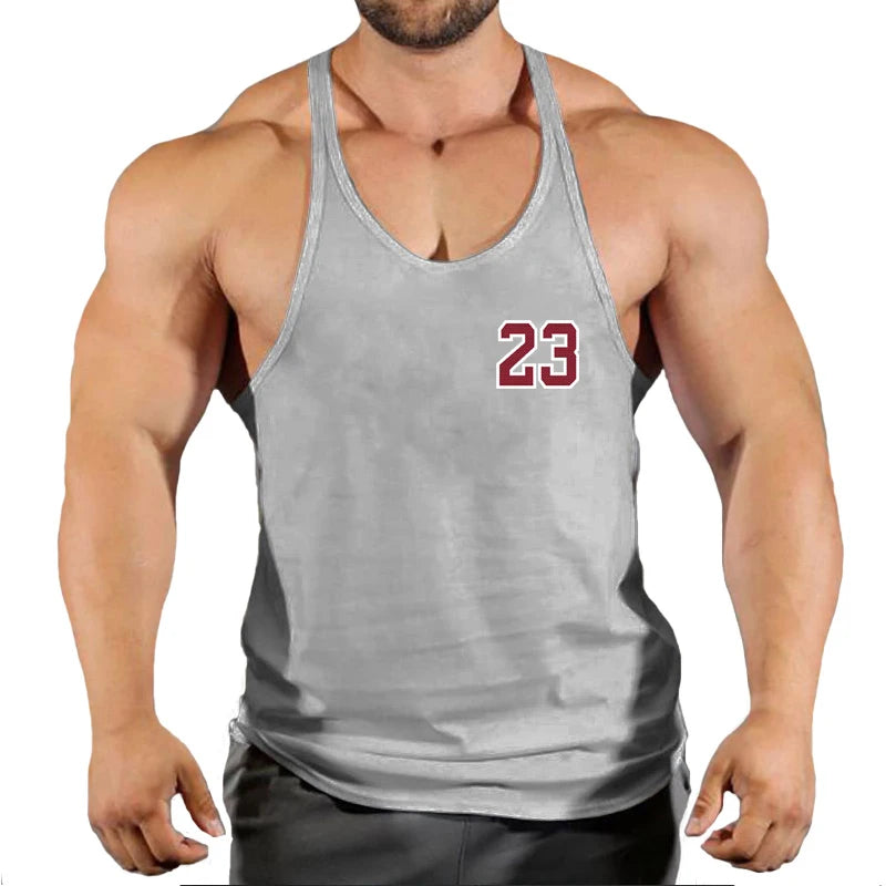 Men's Active Summer Sleeveless Gym Sports T-Shirt