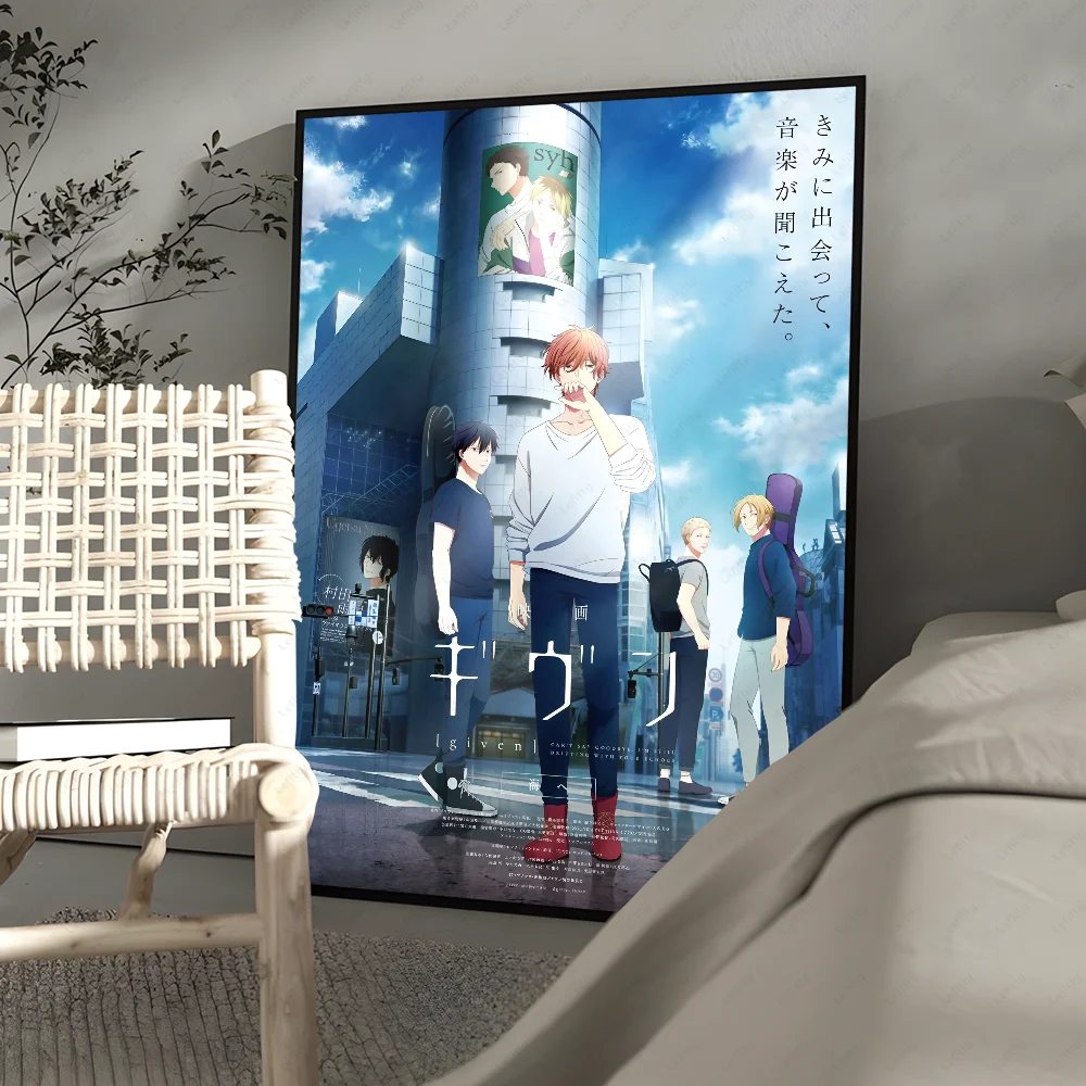 Cartoon G-GIVENS Poster Gift Wall Art Printing Waterproof Home Living Bed Room Decor