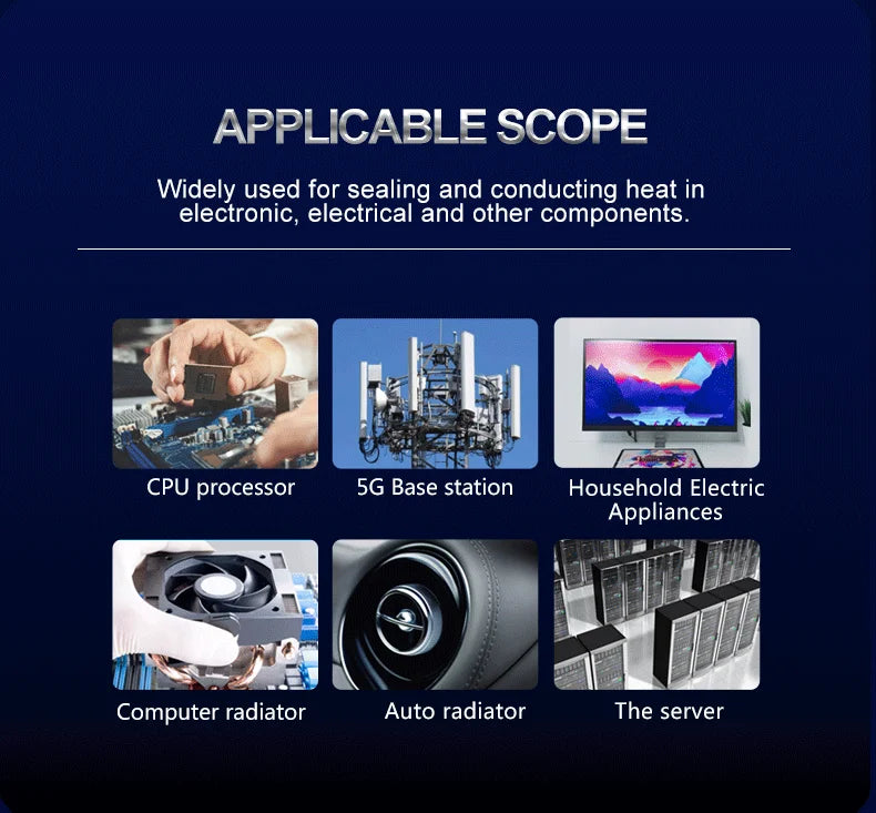 Coxbyte Thermal Paste 18.2W/mk for CPU Cooler AMD Intel Processor Computer Cooling Fan VGA GPU Compound Heatsink Plaster