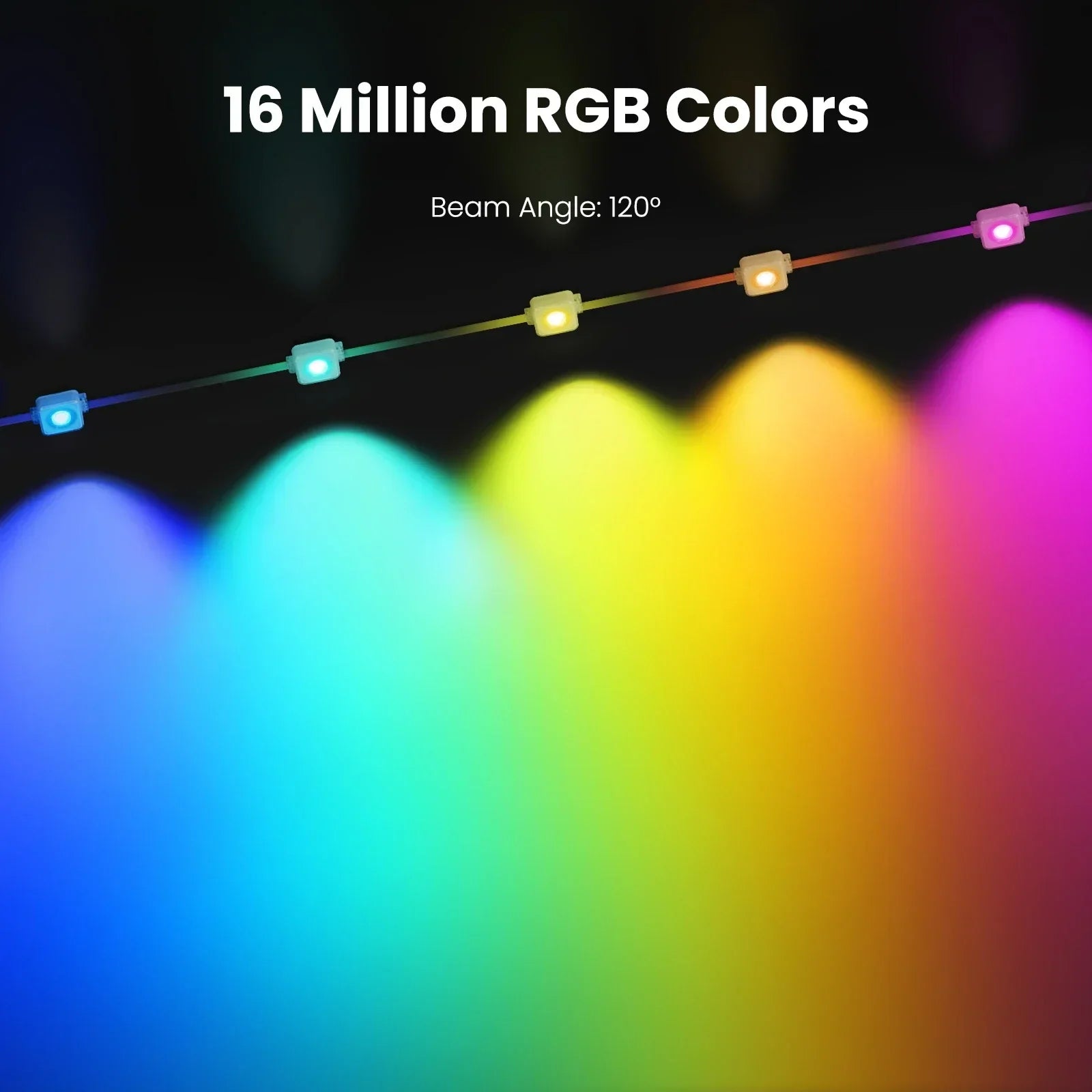 Đèn LED Thông Minh WiFi Ngoài Trời MOES Đổi Màu IP67