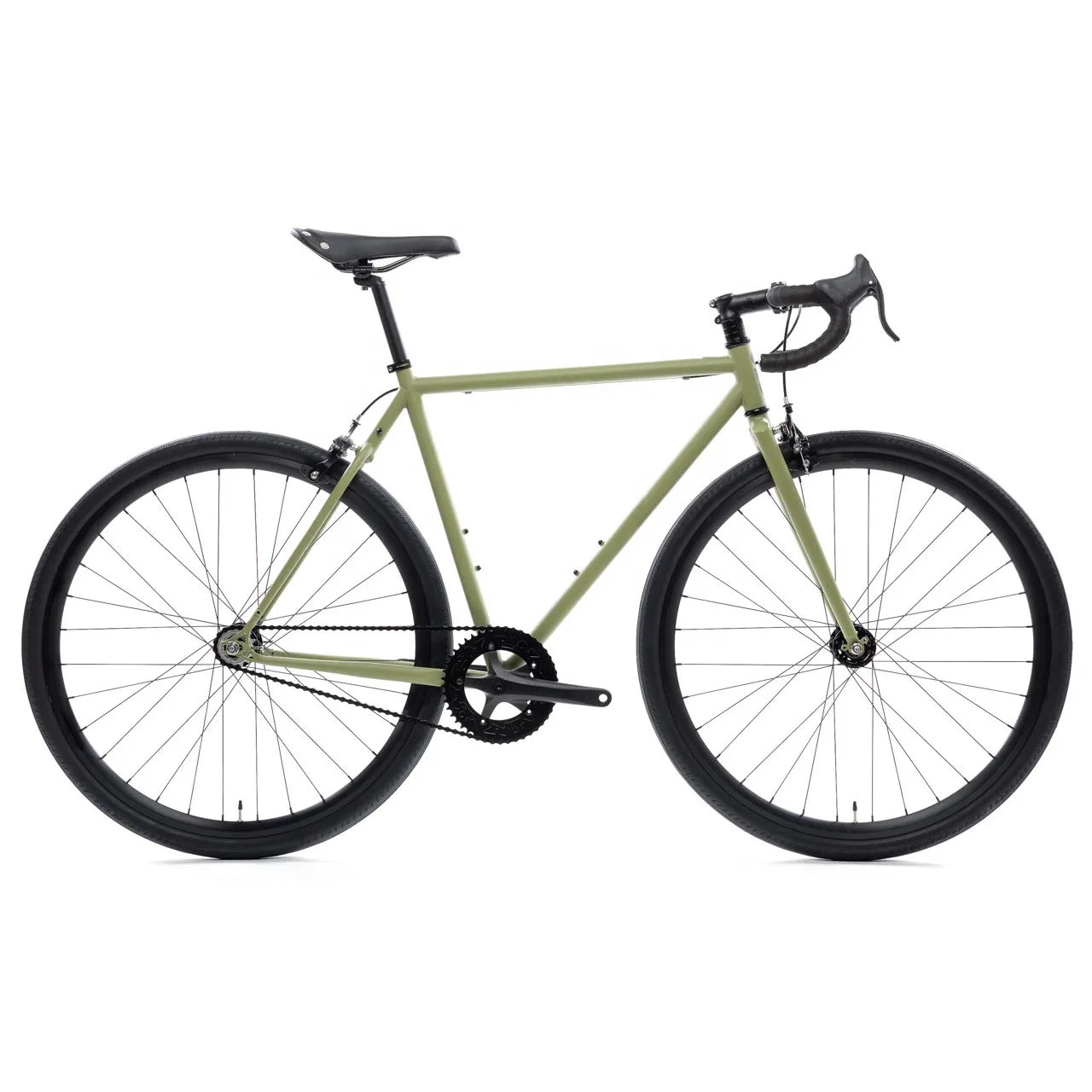 Best Selling Adult Road Bike Single Speed Track Bicycle with Racing Handlebar CrMo Frame Wholesale Fixed Bike for Sale - Daisan Mart