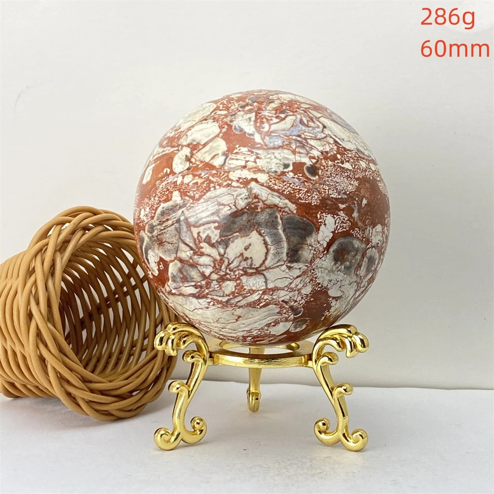 Lucky Natural Orange Quartz Ball Feng Shui