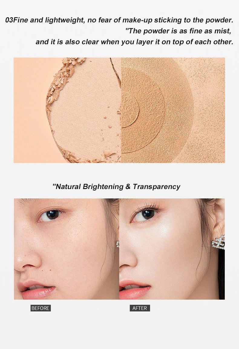 Phấn Phủ Kiểm Dầu Chống Nước Dưỡng Ẩm Mịn Lâu 24H