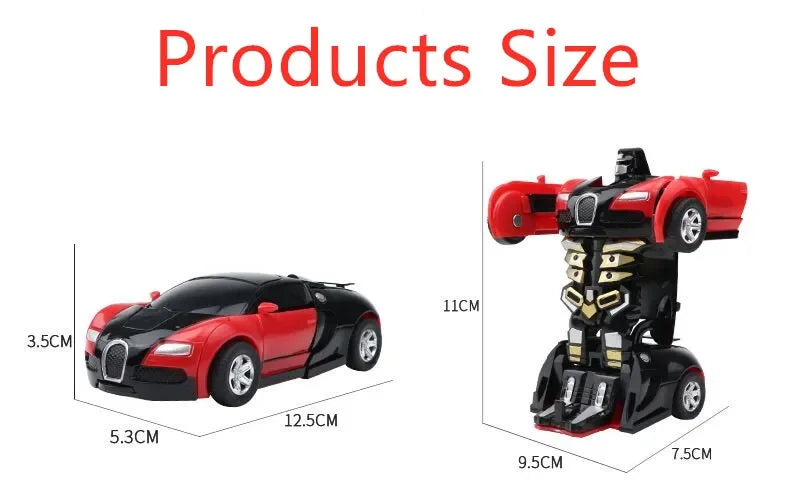 Ô tô Robot Biến Hình Tự Động Tương Tác Cha Con - Daisan Mart