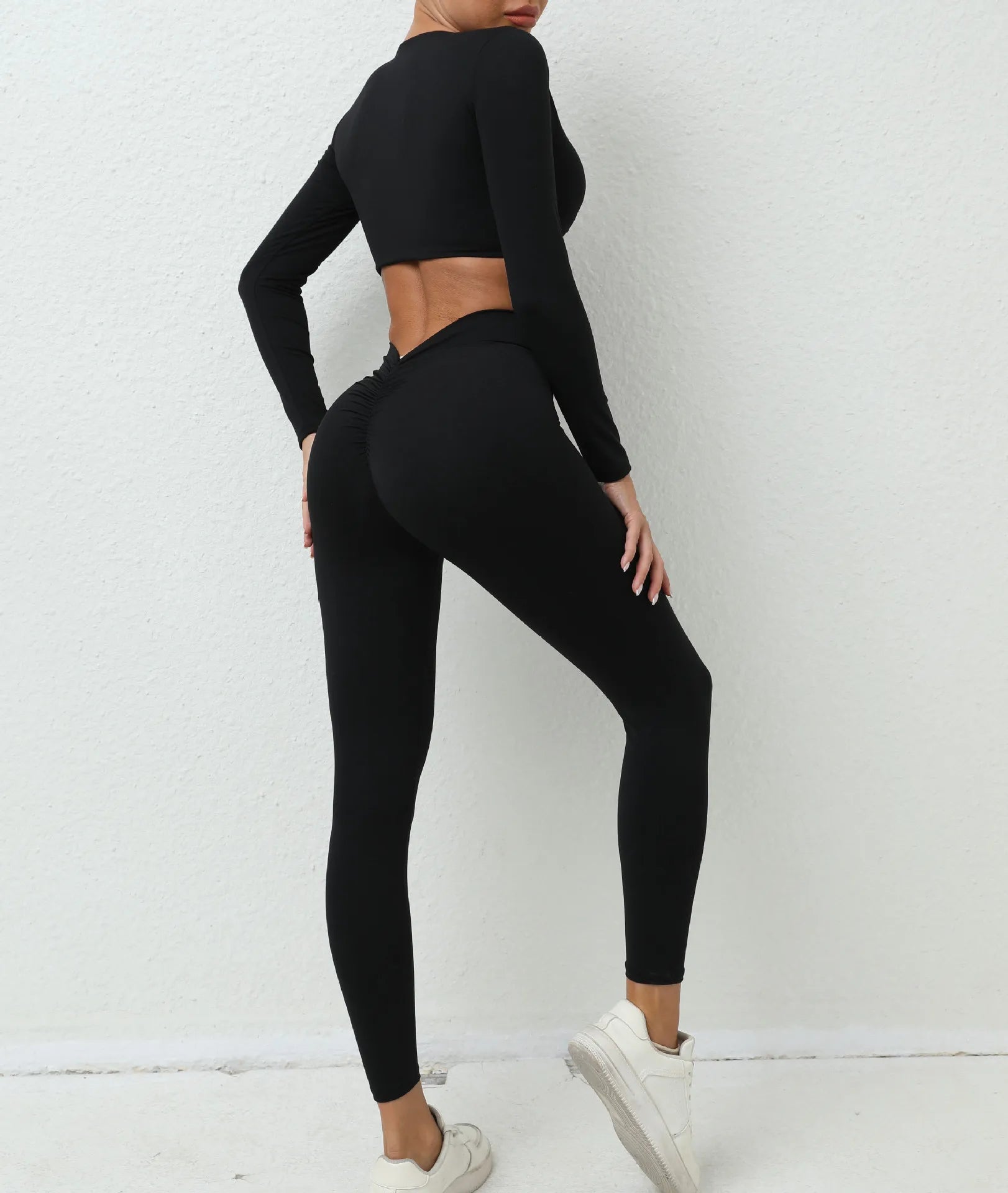 Set Áo Tay Dài & Quần Tập Gym Nữ - Thể Thao & Yoga - Daisan Mart