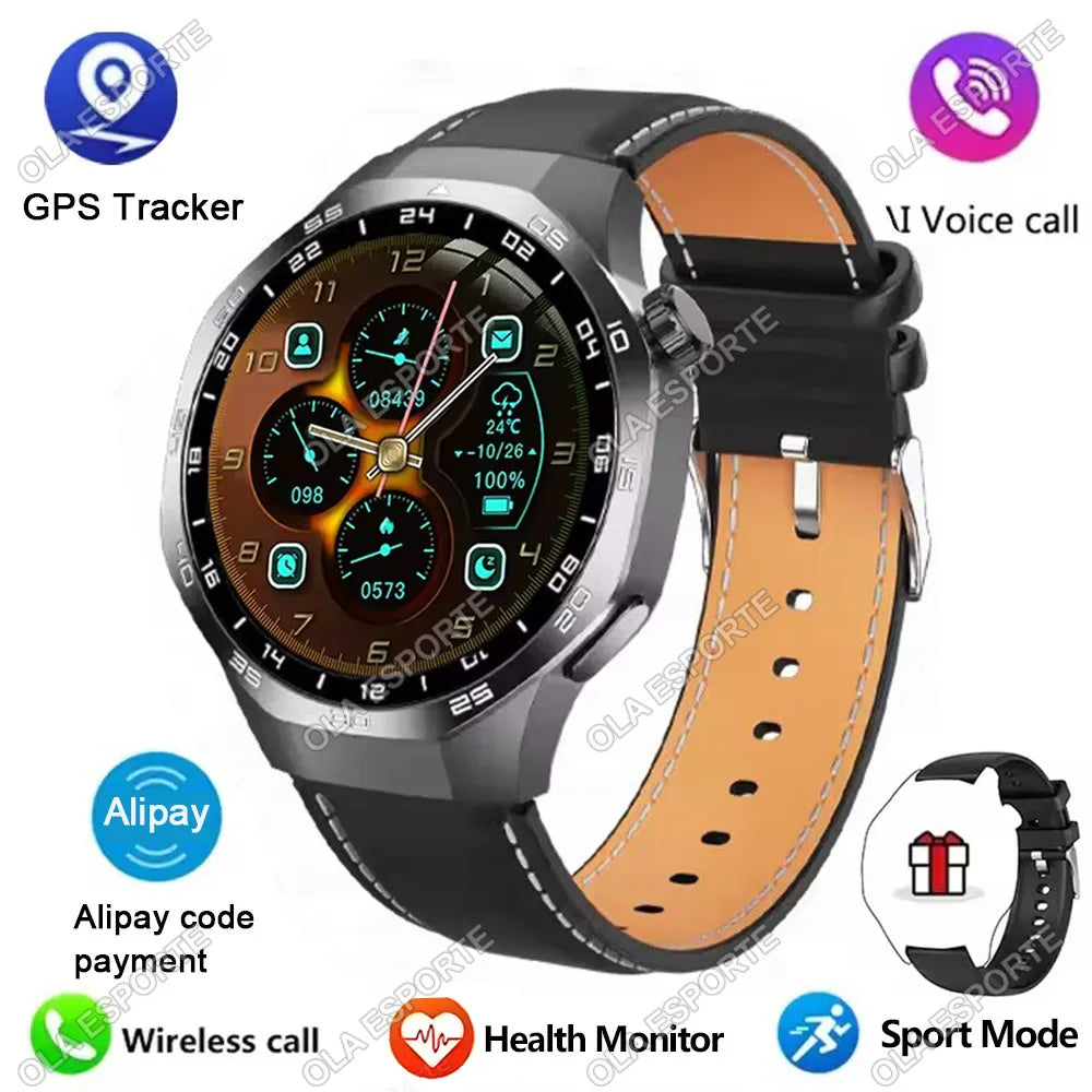 Đồng Hồ Thông Minh 2025 Nam Watch Pro AMOLED GPS NFC