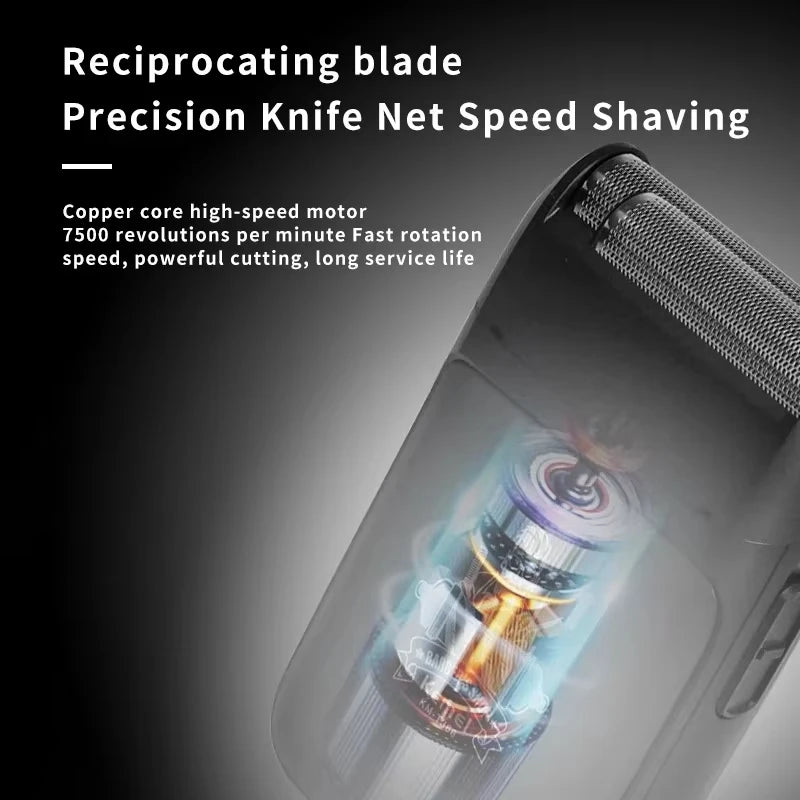 Kemei Tông Đơ Cắt Tóc Không Dây Sạc USB Đa Năng