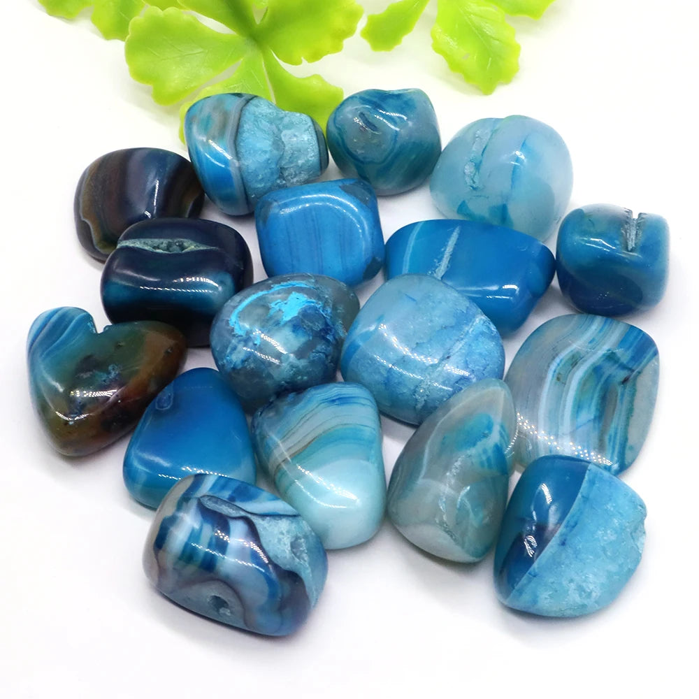 Striped Turquoise - Feng Shui Decorative Stone for Aquariums