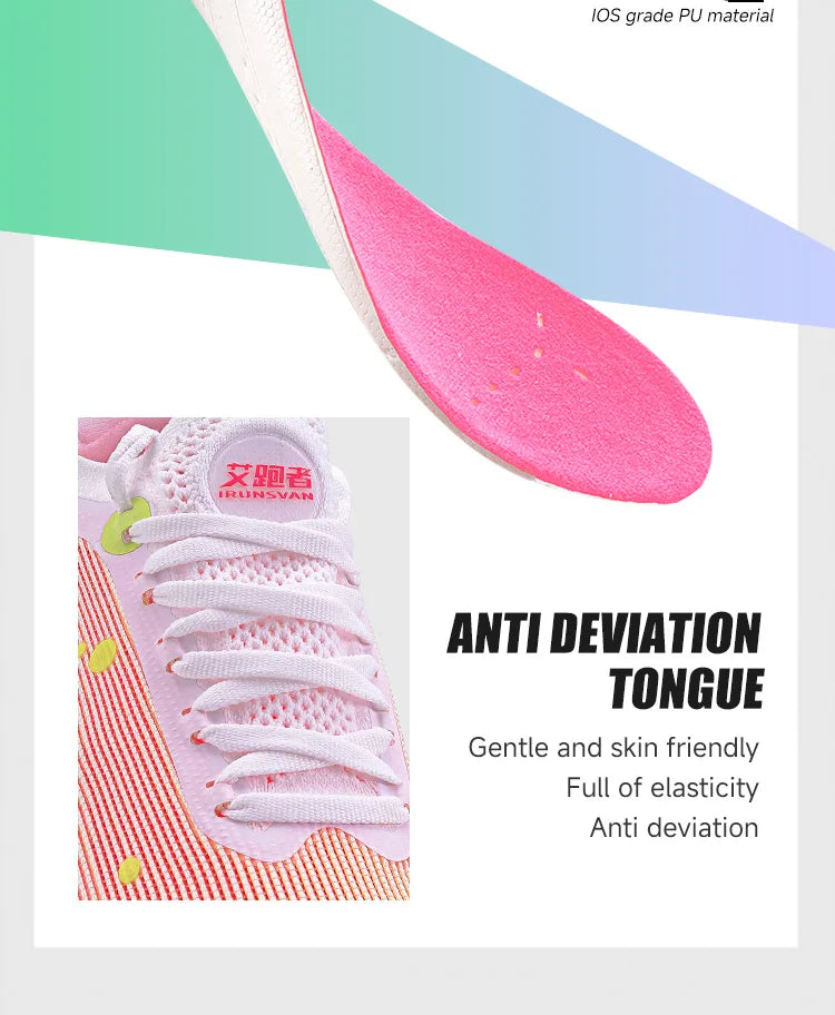 IRUNSVAN Anti-Slip Carbon Running Shoes For Men