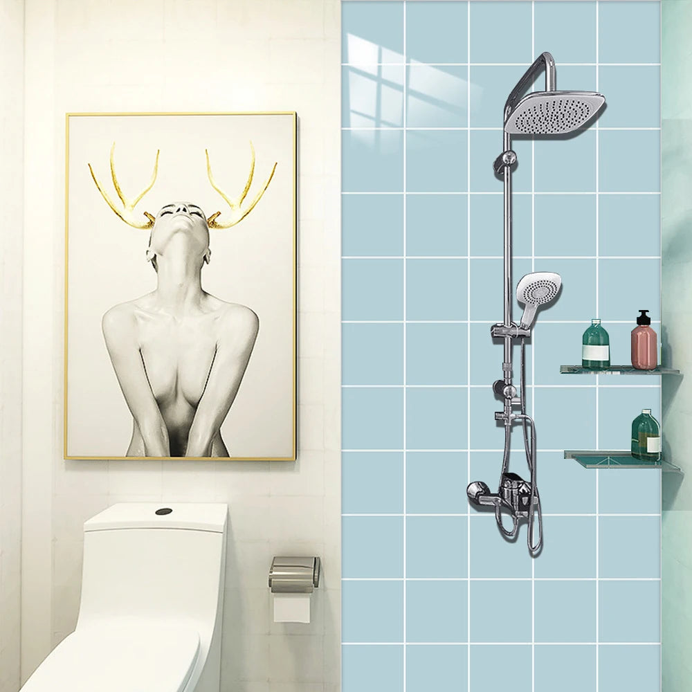 10 pieces of waterproof turquoise wall tiles