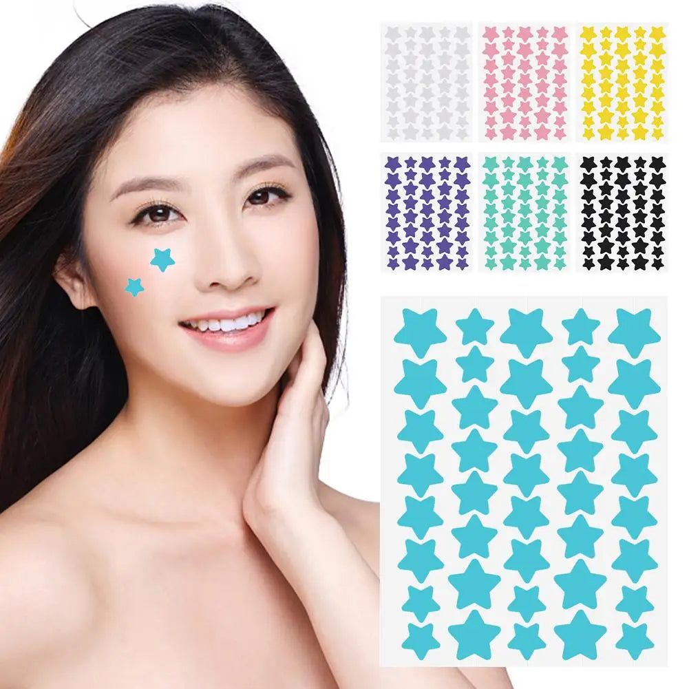 7PS Color Invisible Acne Removal Star Pimple Patch Facial Acne Spot Cover Concealer Invisible Color Patch Spot Scar Care Sticker - Daisan Mart
