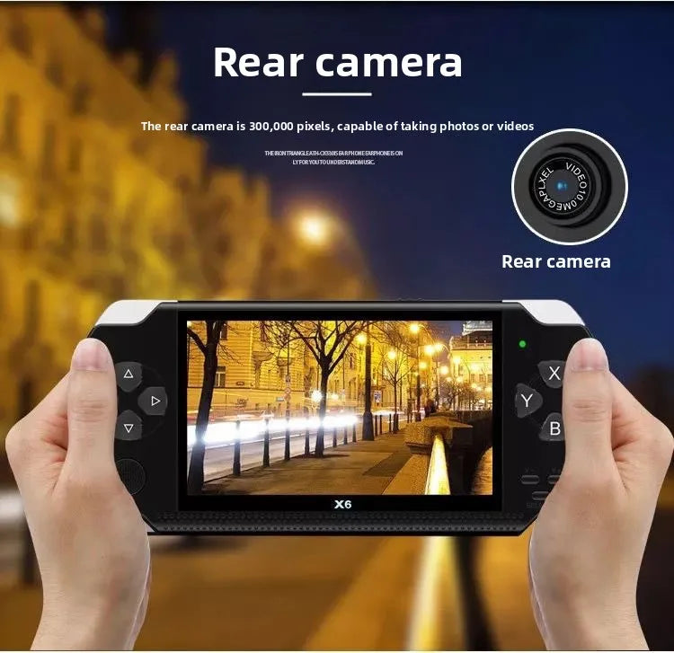 Máy chơi game X6 Pro - Màn 4.3, 8GB, Hỗ trợ GBA - Daisan Mart