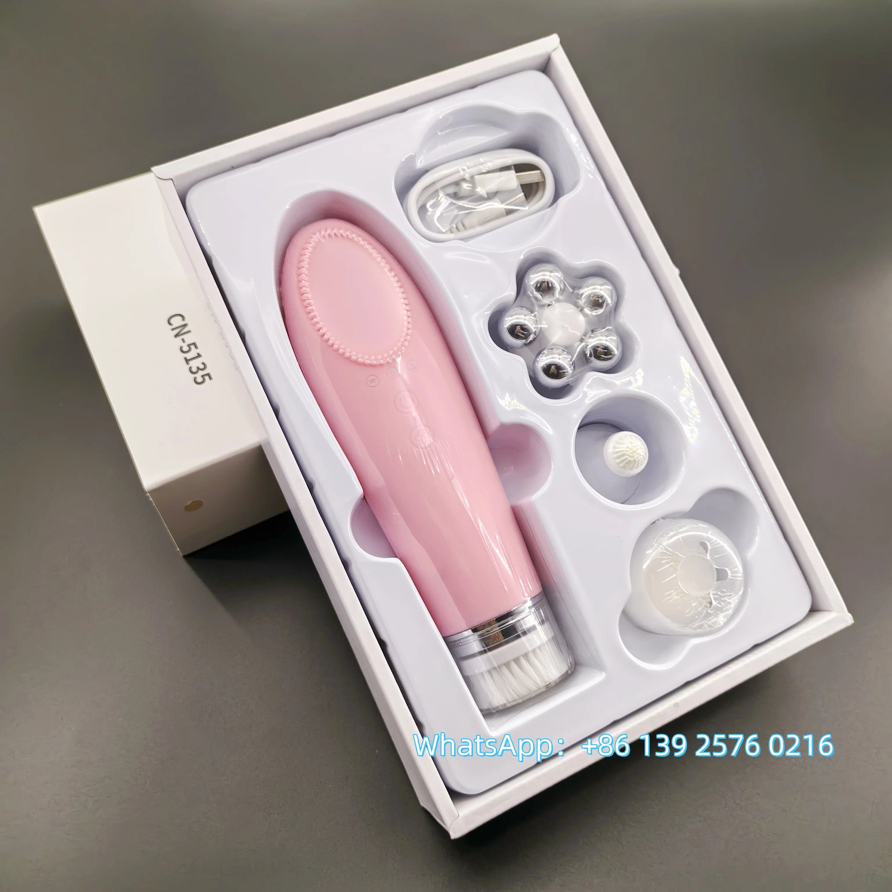 Multi-function Deep Cleansing Warm Vibrating Facial Cleanser