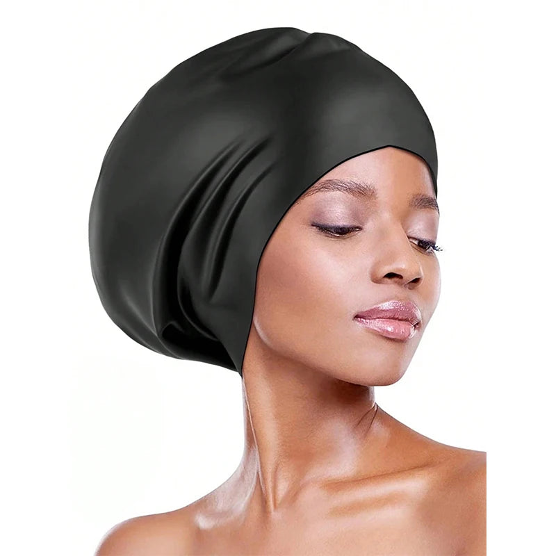 Nón bơi silicone cỡ lớn cho tóc dài và bím bẩn