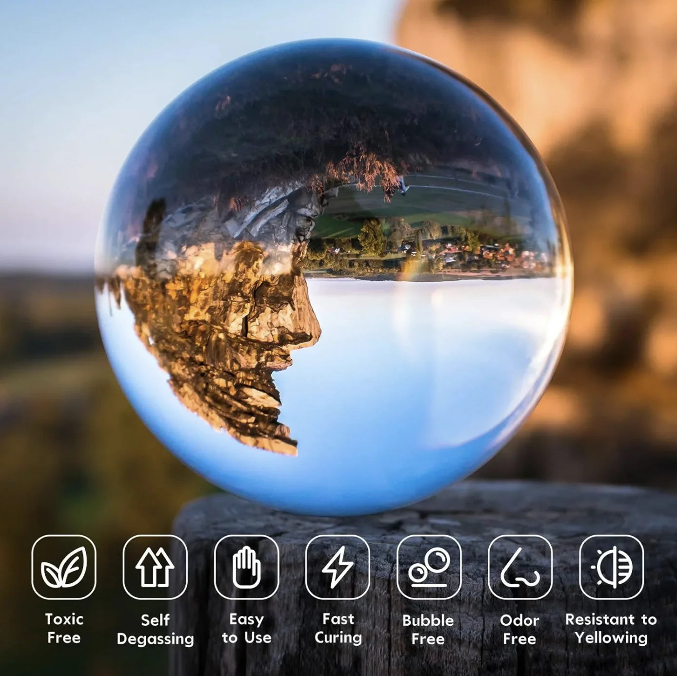 Nhựa resin UV trong suốt 300g cao cấp làm trang sức