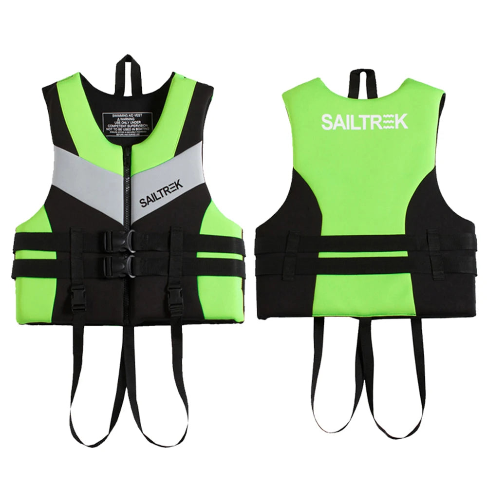 New Adults Neoprene Life Jackets Water Sport Floating Vest Kayak Ski Buoyancy Aid Sailing Boating Water Entertainment Project