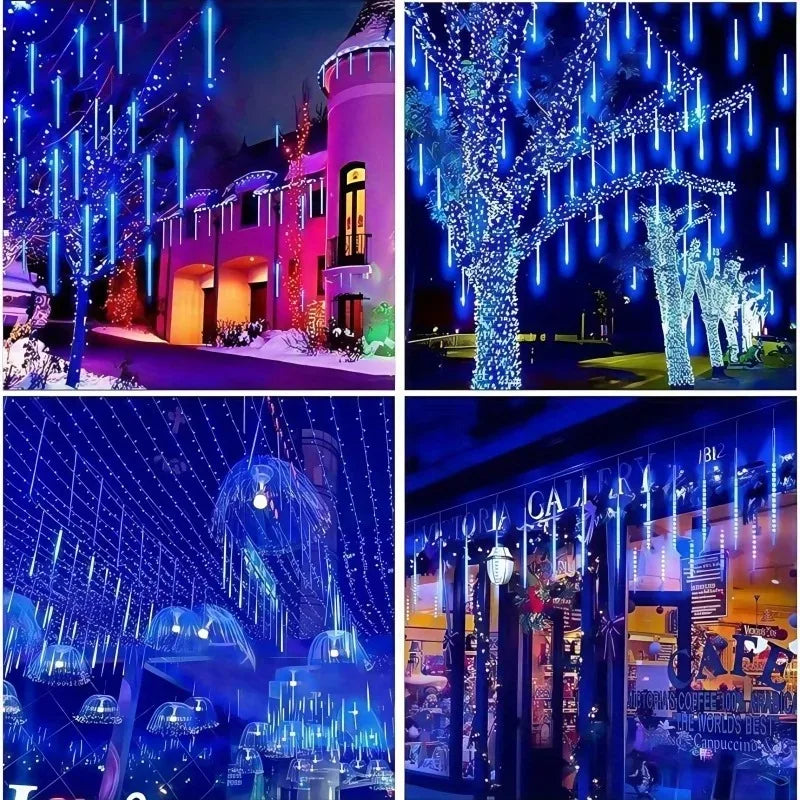 8-Tube Solar Starry LED Decorative Lights