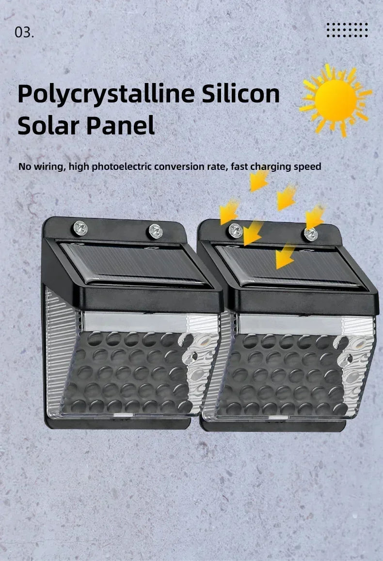 Đèn LED Năng Lượng Mặt Trời Cảm Biến Chuyển Động