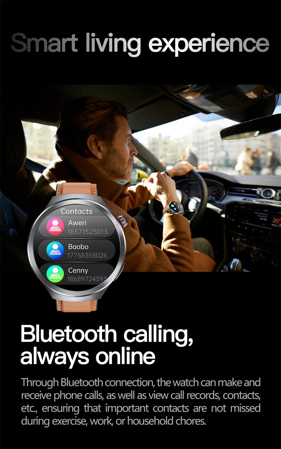 Đồng hồ thông minh sức khỏe ECG+PPG 2026 chính xác cao