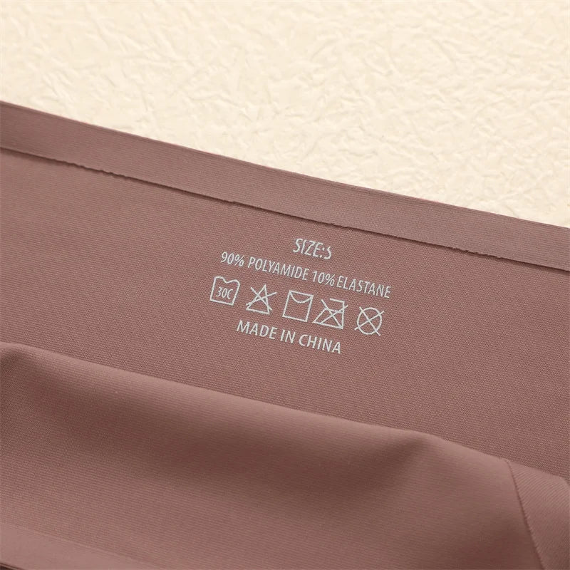 Set of 3 Ice Silk Ultra-Thin Seamless Women's Panties