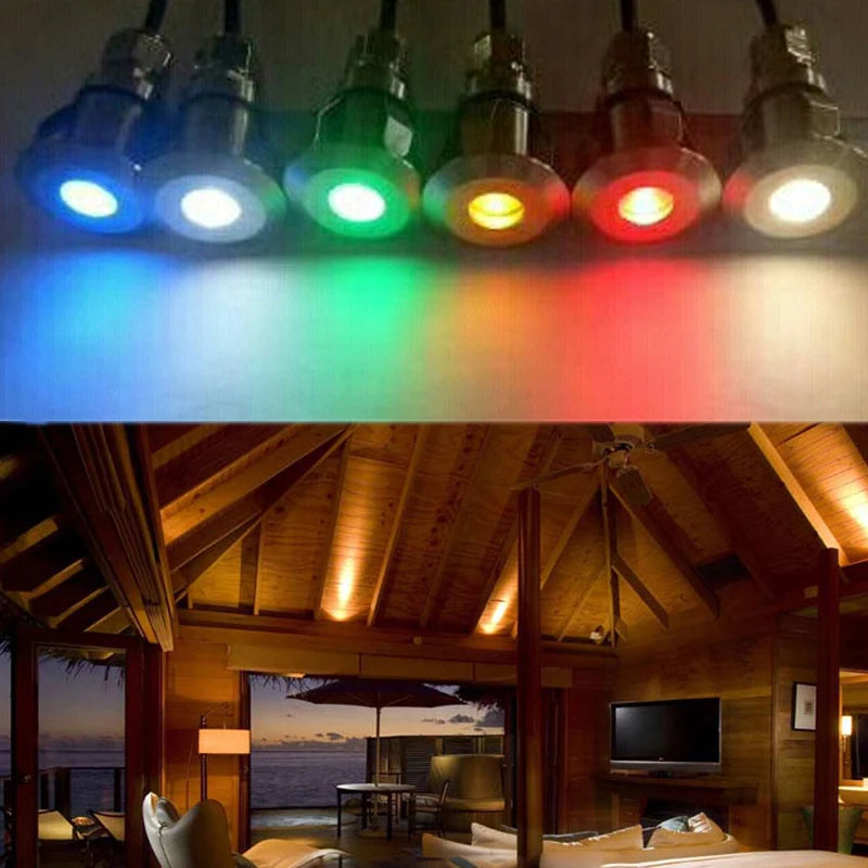 Đèn LED Âm Sàn 5PCS - Chống Nước, Chiếu Sáng Vườn - Daisan Mart