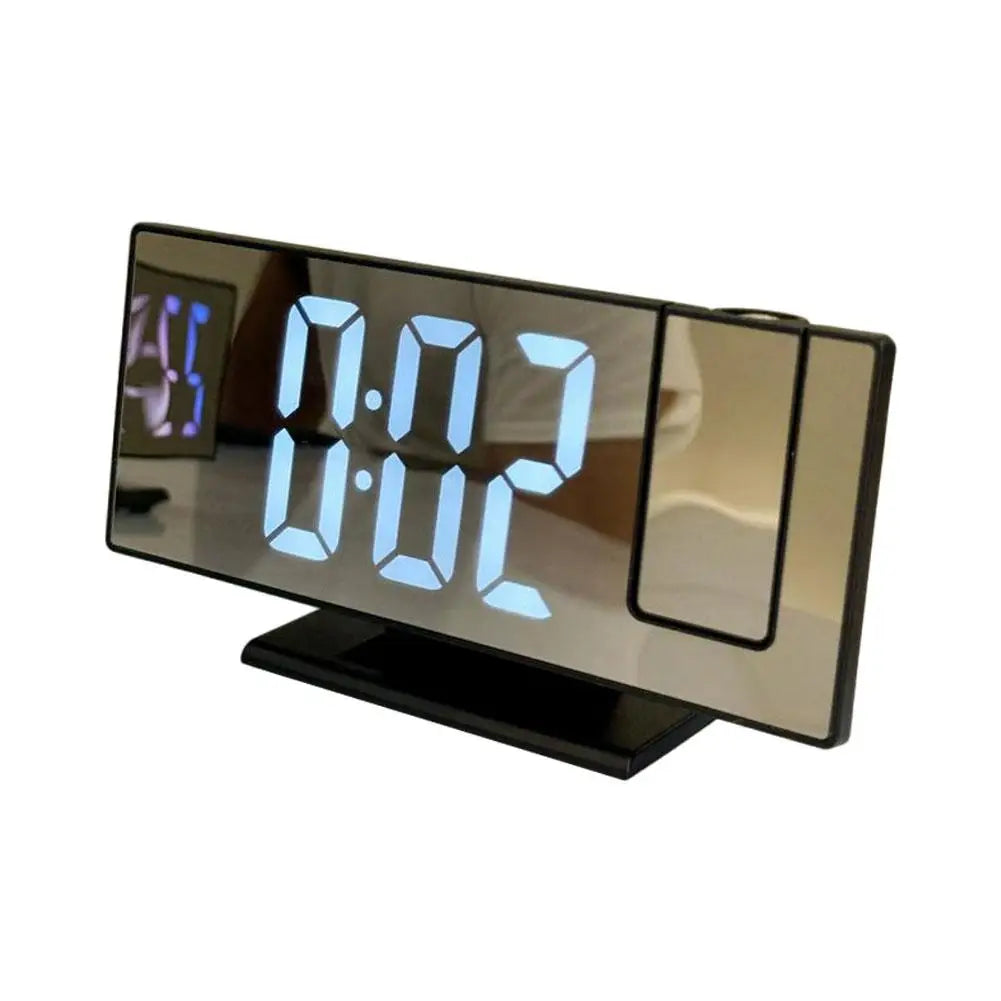 LED Digital Alarm Clock Battery Voice Control
