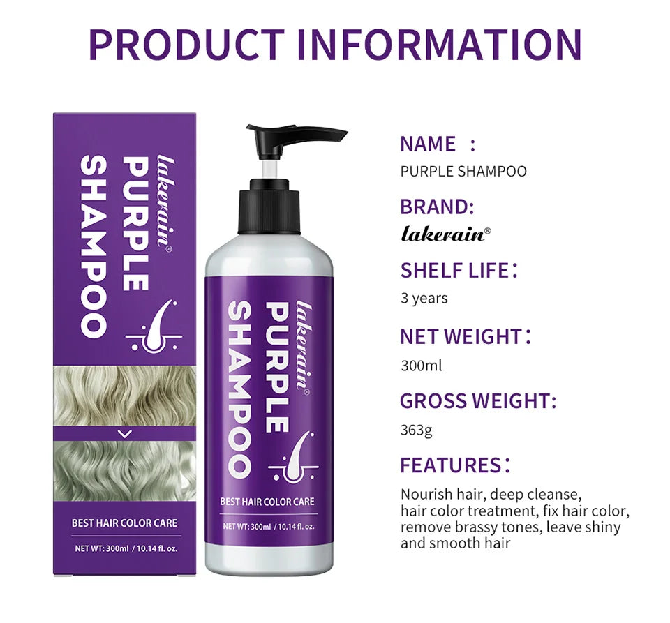 Purple Lock: Nourishing Blonde Hair, Flexible Gold and Silver Removal