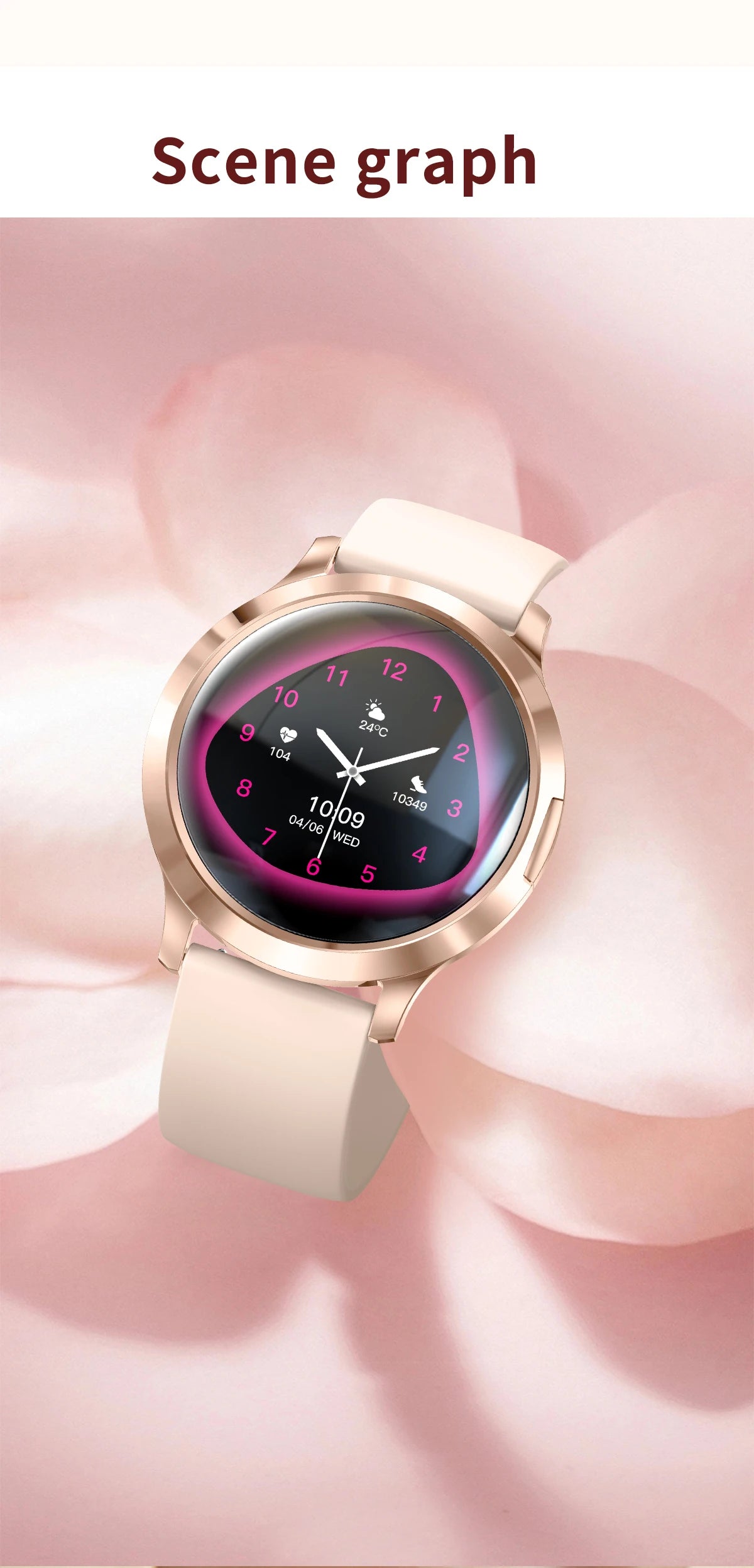 Đồng Hồ Thông Minh Nữ 2025 Màn AMOLED Chống Nước IP68