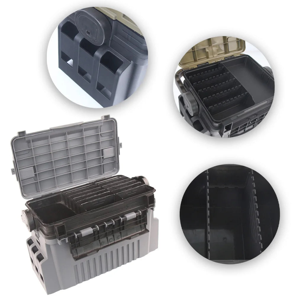 Hộp Đựng Đồ Câu Cá Đa Năng 4 Màu JSFUN S/L