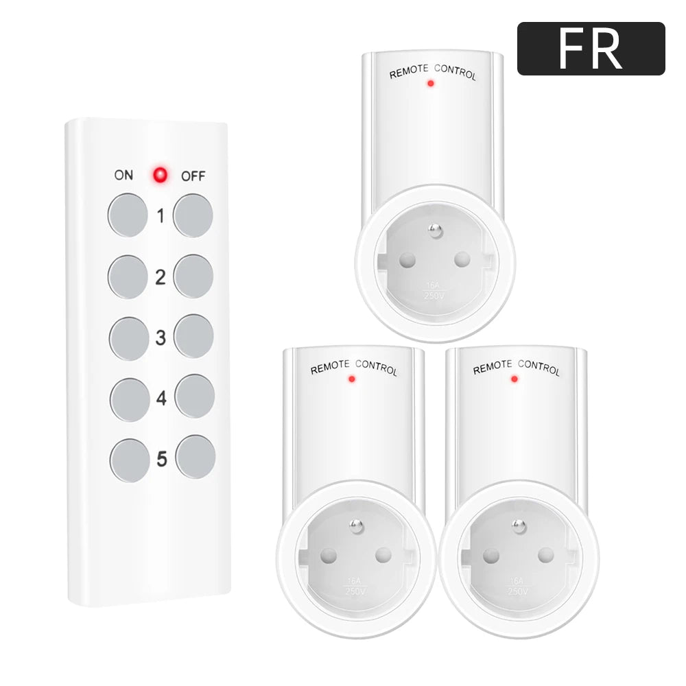 Ổ Cắm Thông Minh RF 433MHz Điều Khiển Từ Xa Đa Năng