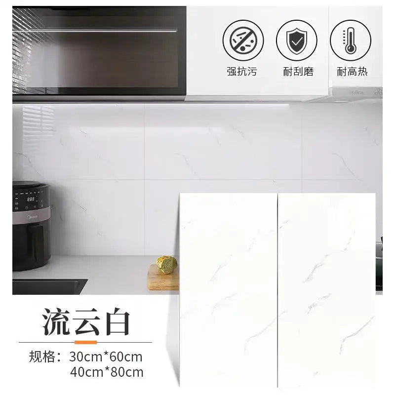10/30PCS 30cmx60cm Bathroom Tile Waterproof Sticker Thick Self-adhesive Floor Sticker Marble PVC Indoor Wall Sticker