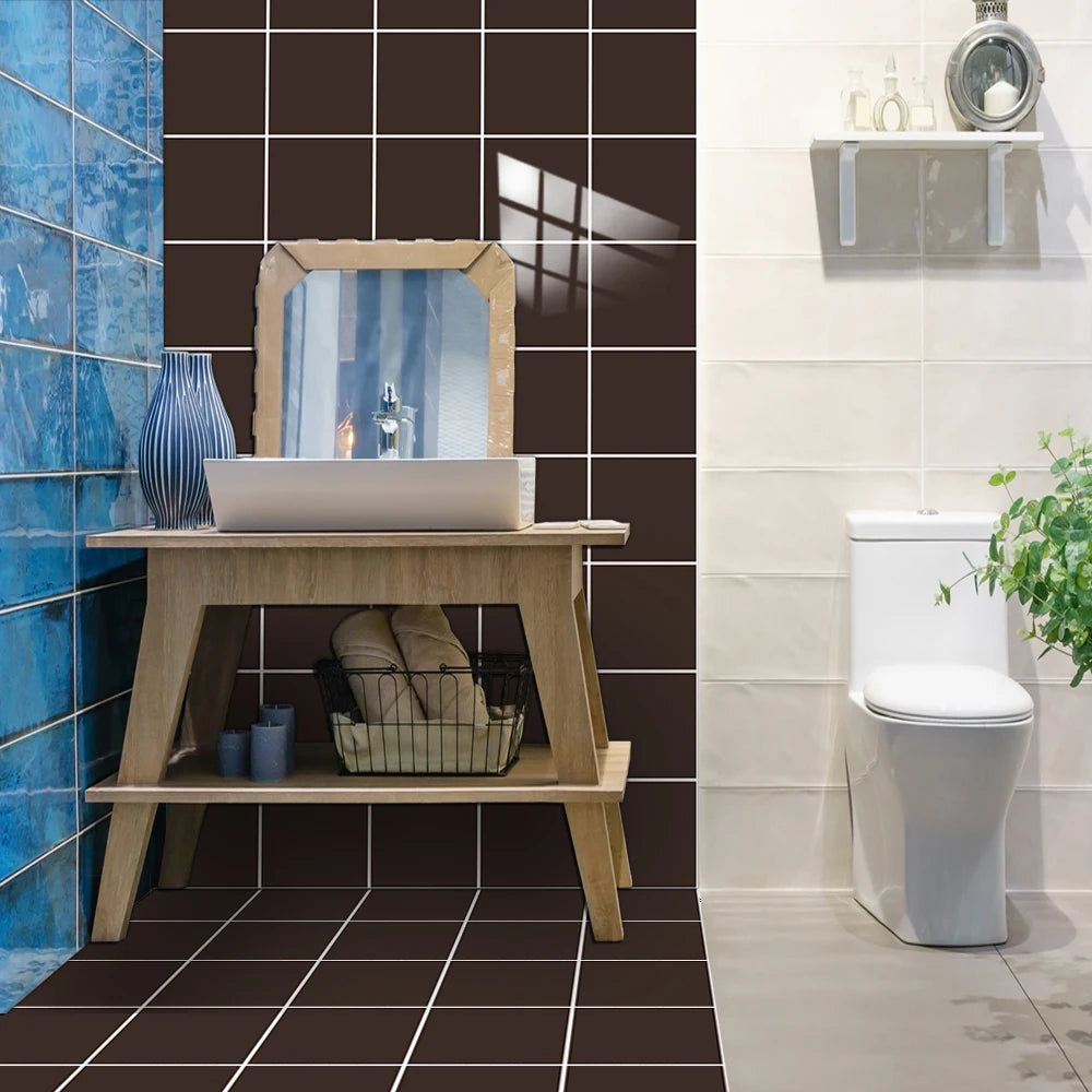 10 pieces of waterproof turquoise wall tiles