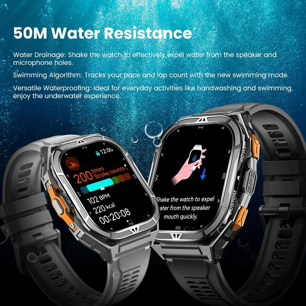 2025 Smart Watch GPS AMOLED 5ATM Bluetooth Calling