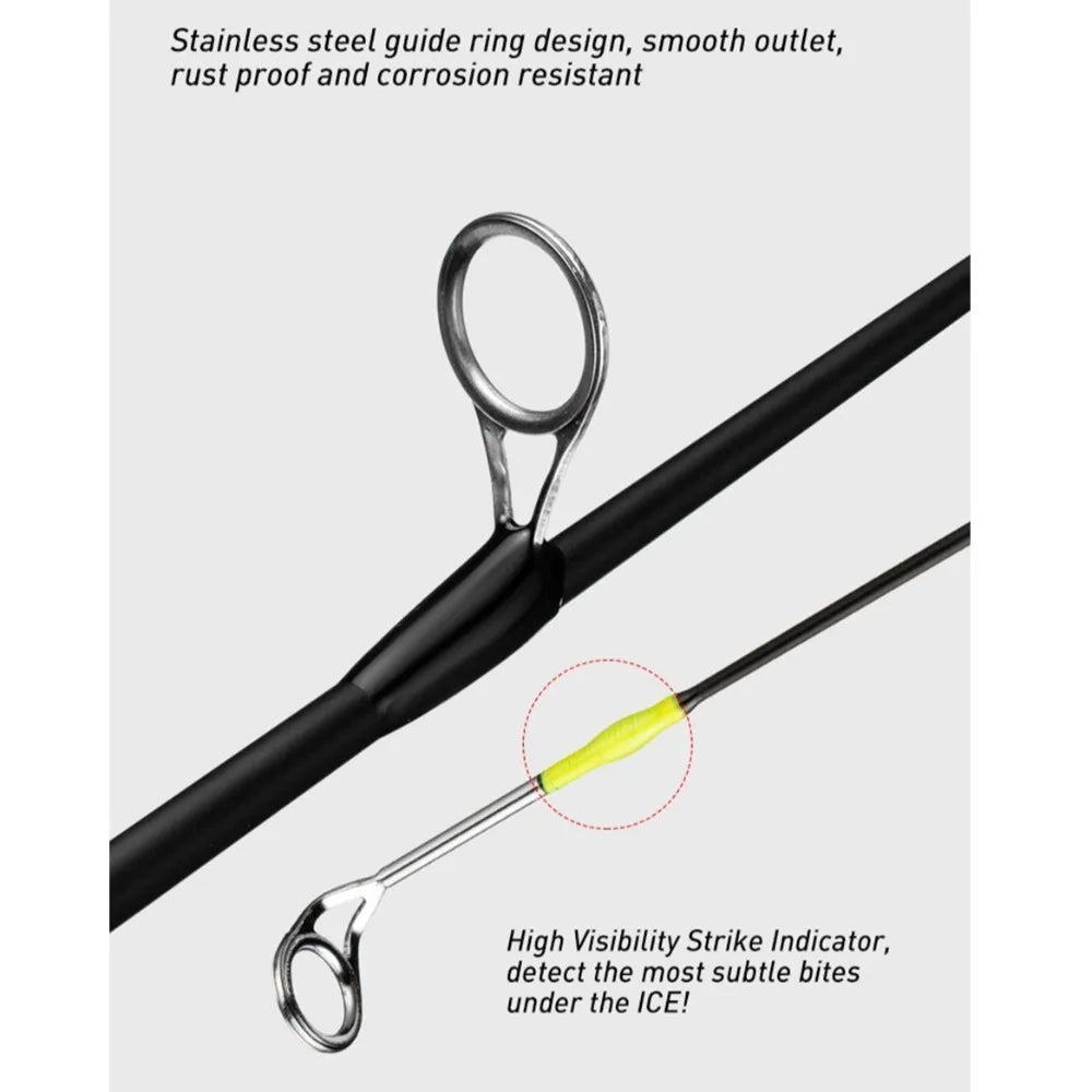 Cần Câu Cá Băng Rút Gọn 2024 - Carbon Tiện Dụng
