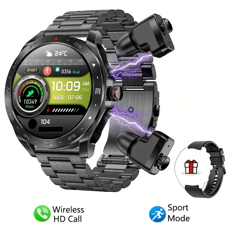 Men's Smart Watch 400mAh Durable Steel, Bluetooth Calling