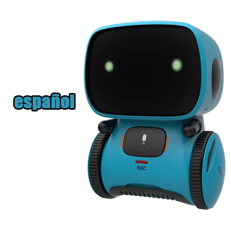 Toy Robot Intelligent Robots Russian & English & Spanish Version Voice & Touch control Toys Interactive Educational RC Robot - Daisan Mart
