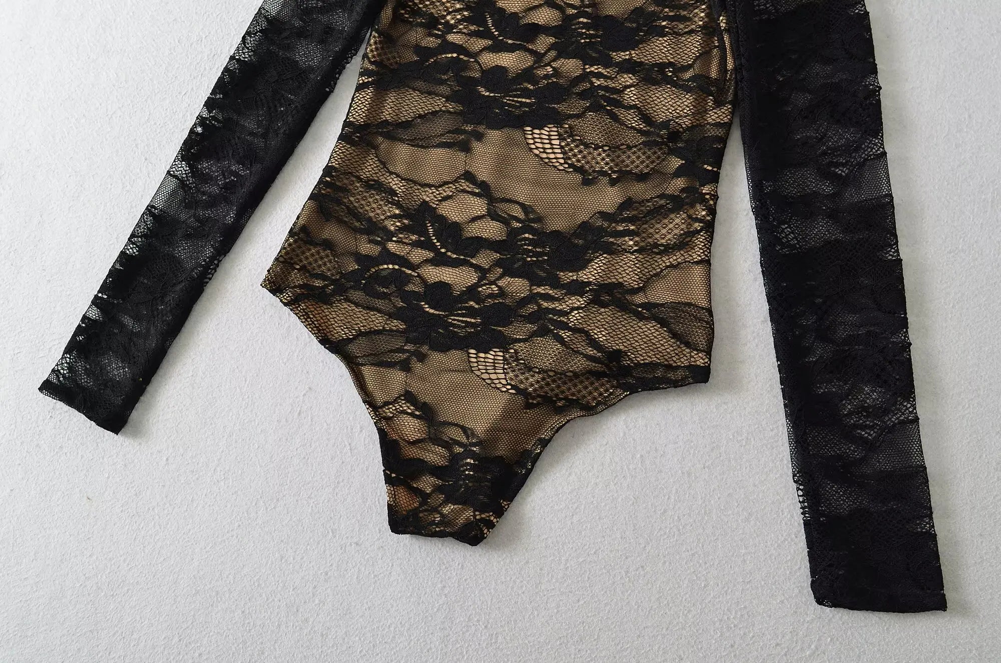 Sexy Lace Bodysuit 2025 - 2 Colors Long Sleeves