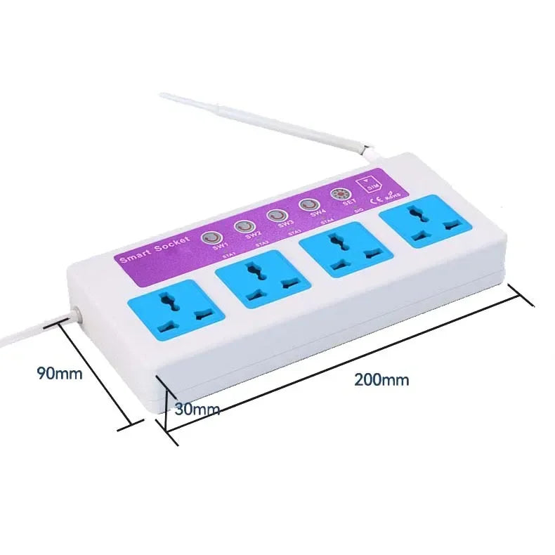 4G Smart Socket, Power Outage Alarm &amp; Remote Control