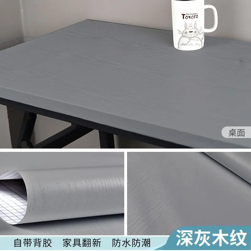 Giấy Dán Tường Vân Gỗ Chống Nước Đa Năng 10m