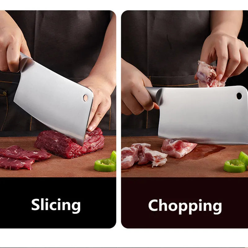 Japanese Stainless Steel Kitchen Knife Set - Chopping, Slicing Meat, Fish, Vegetables