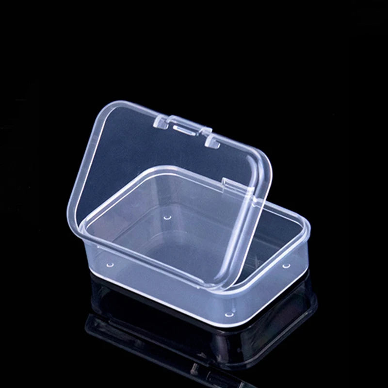 Mini Rectangular Dustproof Plastic Jewelry Box